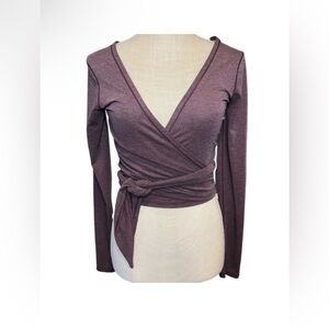 Lululemon - Tied To It Wrap - Long Sleeve - Size 4